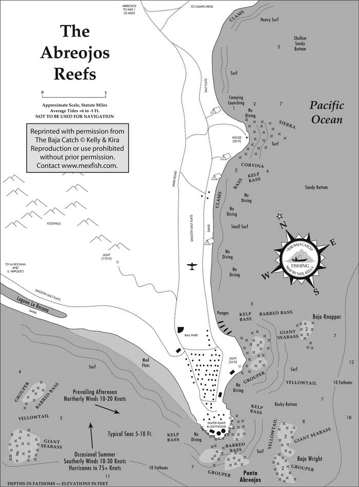 Punta Abreojos Map